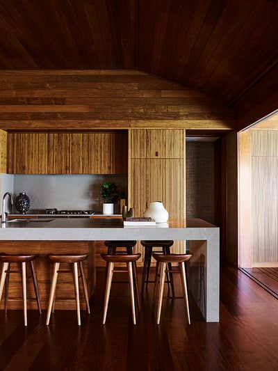  Transitional Vacation Home Kitchen. Hamilton Island House by Greg Natale.