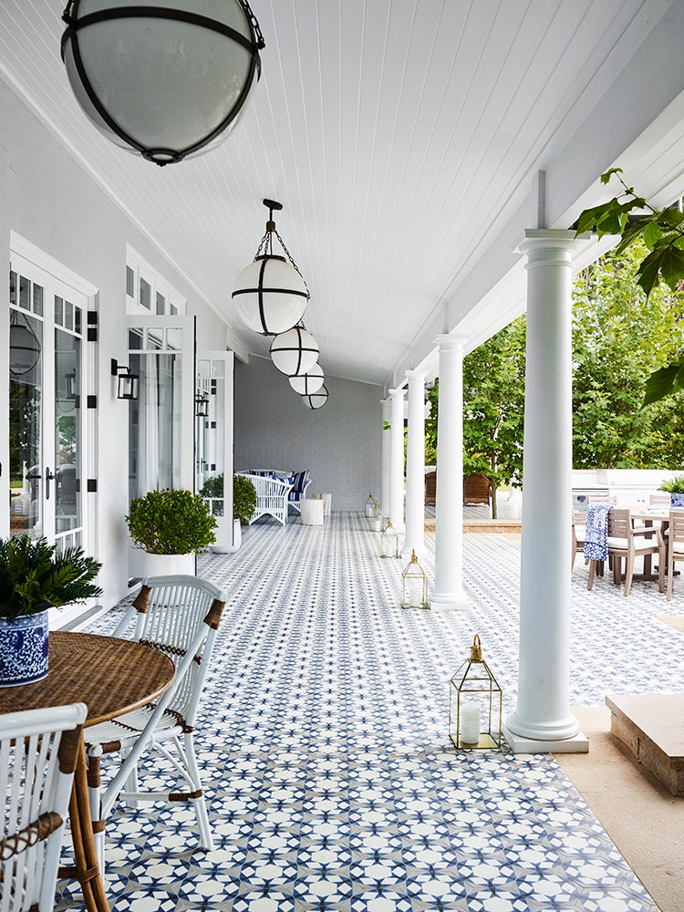 Transitional Patio and Deck