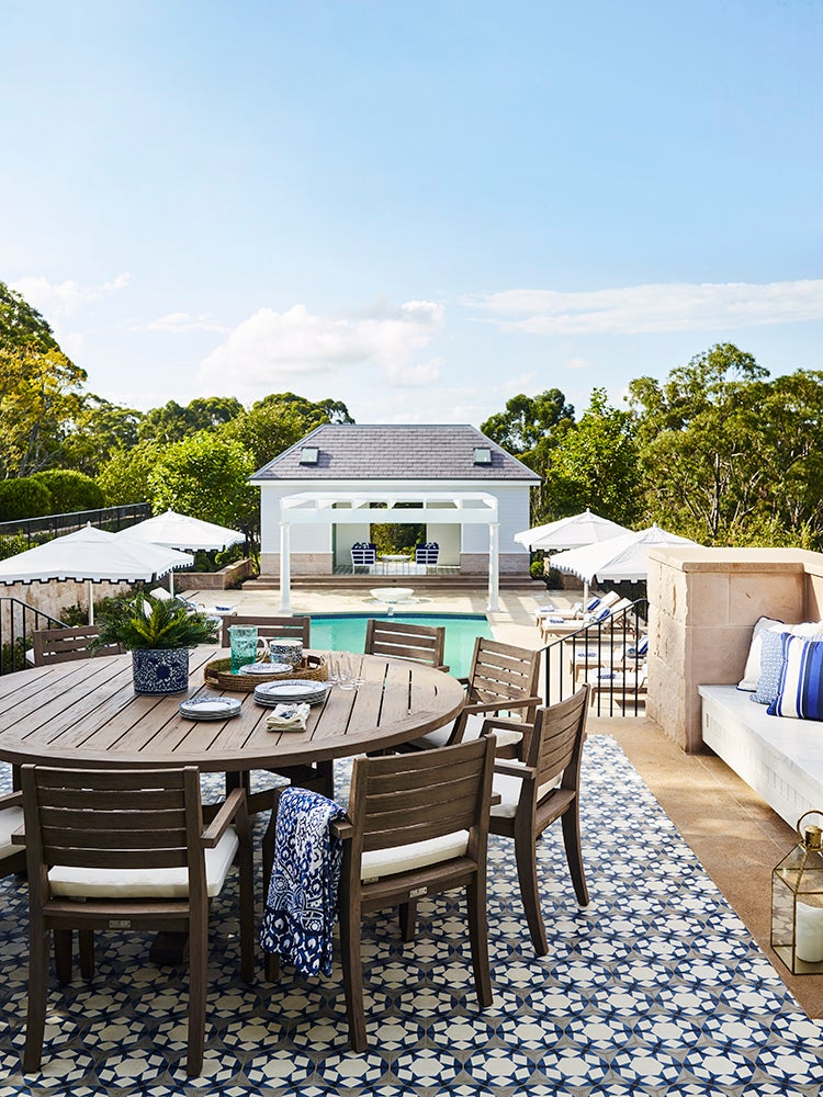 Transitional Patio and Deck