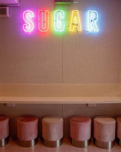 Eclectic Restaurant Entry and Hall. Sugarfin Cafe by Cream Pie Pte. Ltd..