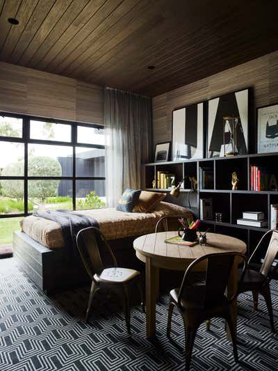 Contemporary Children's Room. Barwon River House by Greg Natale.