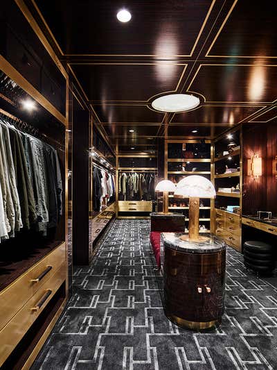  Transitional Country House Storage Room and Closet. Barwon River House by Greg Natale.