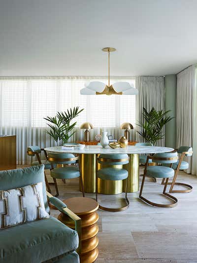  Transitional Apartment Dining Room. Tamarama Penthouse by Greg Natale.