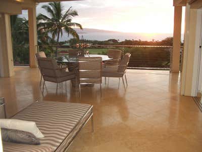 Contemporary Patio and Deck. WAILEA by Tomei & Tomei Creative Consultants.