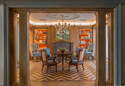  French Dining Room. Neoclassical Penthouse by Bruce Fox Design.