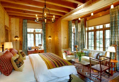  Country Country Country House Bedroom. Midwestern Camp Compound by Bruce Fox Design.