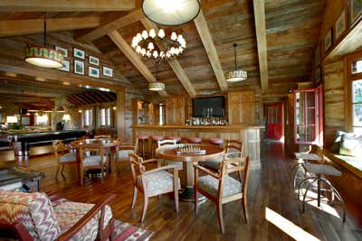  Country Country Bar and Game Room. Midwestern Camp Compound by Bruce Fox Design.