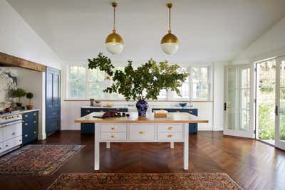  Eclectic Family Home Kitchen. Quaker Hill Farmhouse by JAM Architecture.