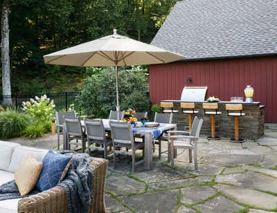  Rustic Country Family Home Patio and Deck. Berkshires Red Barn by JAM Architecture.