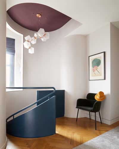  Art Deco Apartment Entry and Hall. Brooklyn Art Deco Duplex by JAM Architecture.