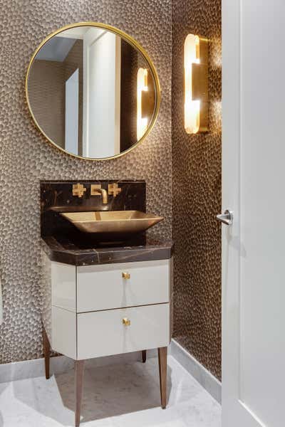  Modern Apartment Bathroom. Millennium Tower by Kristen Rivoli Interior Design.