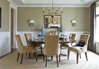  Traditional Family Home Dining Room. New Construction Charm by Marika Meyer Interiors.