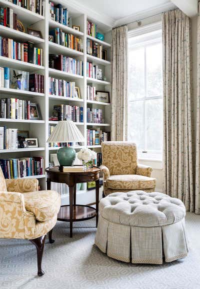 Traditional Family Home Office and Study. City Living Family Style by Marika Meyer Interiors.