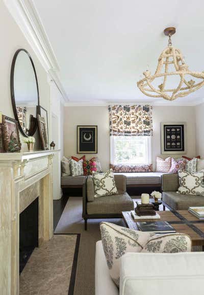  Eclectic Family Home Living Room. Tribal Chic Transformation by Marika Meyer Interiors.