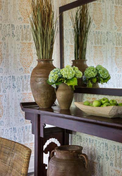  Asian Family Home Dining Room. Tribal Chic Transformation by Marika Meyer Interiors.