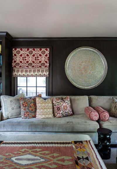  Bohemian Family Home Bar and Game Room. Tribal Chic Transformation by Marika Meyer Interiors.