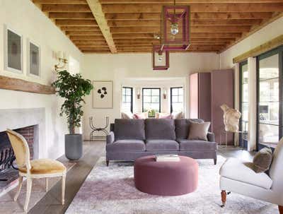  Rustic Family Home Living Room. Turret + Stone by Lisa Tharp Design.
