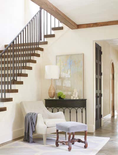  Rustic Family Home Entry and Hall. Turret + Stone by Lisa Tharp Design.