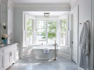  Traditional Family Home Bathroom. Waterfront Retreat by Marika Meyer Interiors.