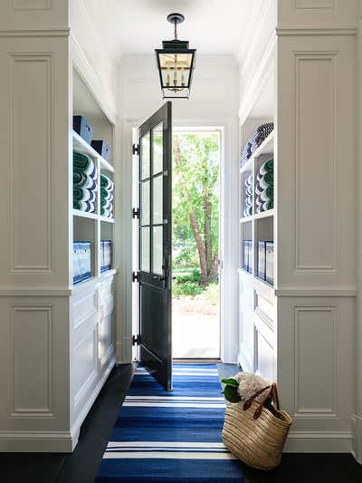  Traditional Family Home Entry and Hall. Waterfront Retreat by Marika Meyer Interiors.
