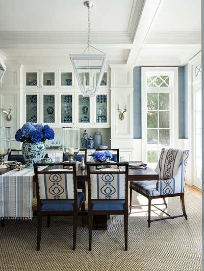  Traditional Family Home Dining Room. Waterfront Retreat by Marika Meyer Interiors.