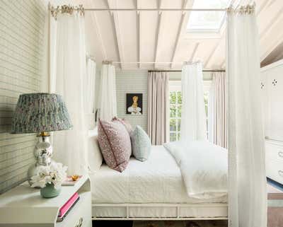  Transitional Family Home Bedroom. Brentwood Guest House by Christine Markatos Design.