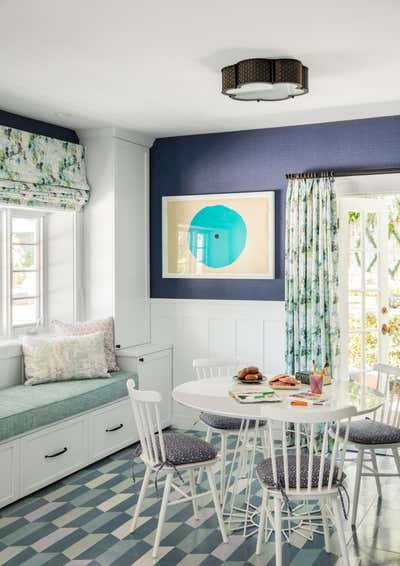  Beach Style Family Home Children's Room. Brentwood Guest House by Christine Markatos Design.