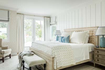  Coastal Family Home Bedroom. Santa Monica Farmhouse by Christine Markatos Design.