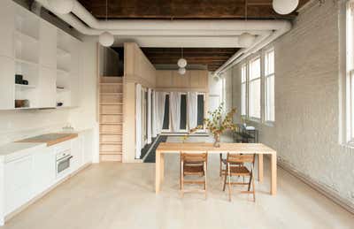  Minimalist Scandinavian Apartment Dining Room. Pioneer Square Loft by Le Whit.
