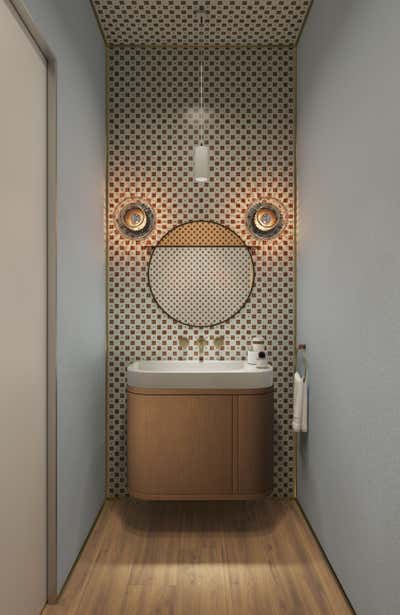  Mid-Century Modern Family Home Bathroom. Highbury by FifteenFifteen.