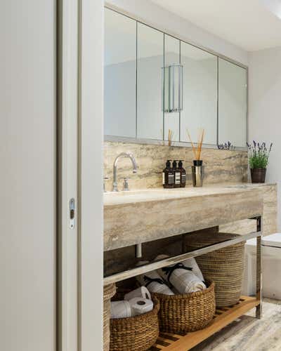  Transitional Apartment Bathroom. Knightsbridge London by Design Studio Corbie Marlene Phillips s.p..