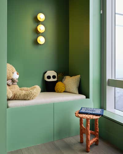 Contemporary Mixed Use Children's Room. One Manhattan Square by Anna Karlin.
