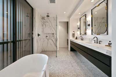  Modern Family Home Bathroom. 330TPB by Derek Dean Design.