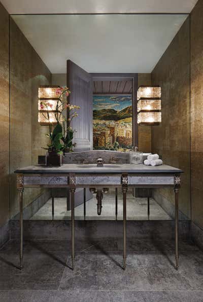  Transitional Apartment Bathroom. Jerusalem Penthouse by Roric Tobin Designs.