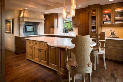  Eclectic Family Home Kitchen. Pebble Beach by Lynnette Reid Interior Design.