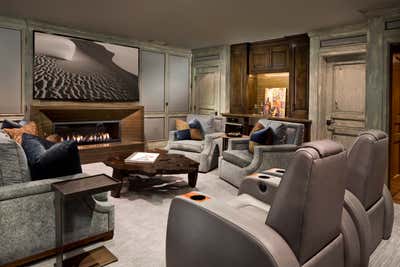 Eclectic Family Home Bar and Game Room. Pebble Beach by Lynnette Reid Interior Design.