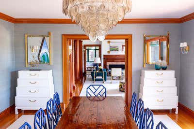 Country Traditional Country House Dining Room. Historic Maine Cottage by Davis Designs.