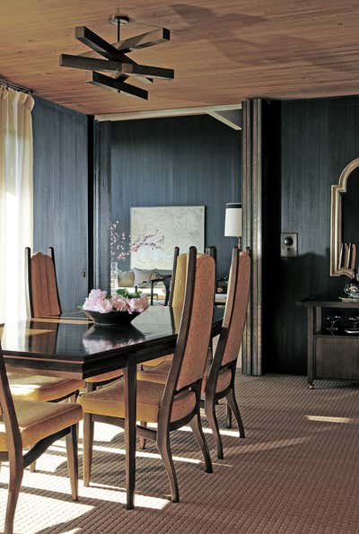  Mid-Century Modern Family Home Dining Room. VIEW  AVENUE by Sean Gaston Design.