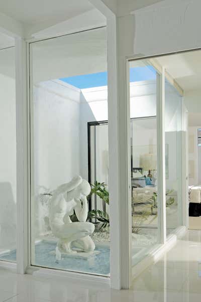  Hollywood Regency Vacation Home Entry and Hall. G R A N A D A  by Sean Gaston Design.