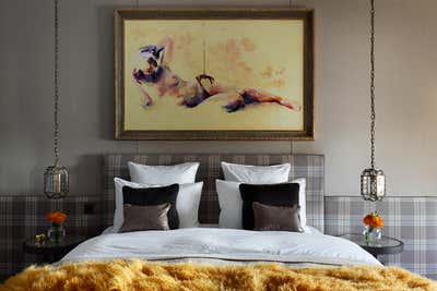  English Country Family Home Bedroom. Oxfordshire residential by Rebecca James Studio.