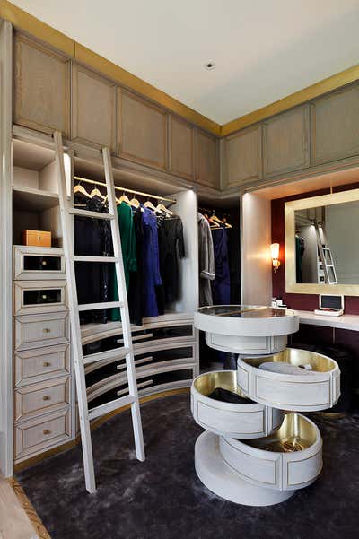  Contemporary Craftsman Family Home Storage Room and Closet. Oxfordshire residential by Rebecca James Studio.