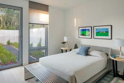  Contemporary Coastal Beach House Bedroom. Modern Oceanside Retreat by Eleven Interiors LLC.