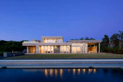  Contemporary Beach House Exterior. Modern Oceanside Retreat by Eleven Interiors LLC.