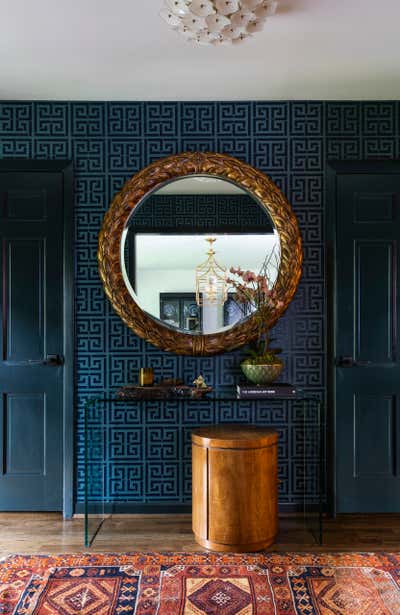  Eclectic Family Home Entry and Hall. Durrette Project by Nest Design Group.