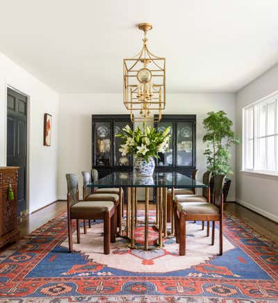  Eclectic Family Home Dining Room. Durrette Project by Nest Design Group.