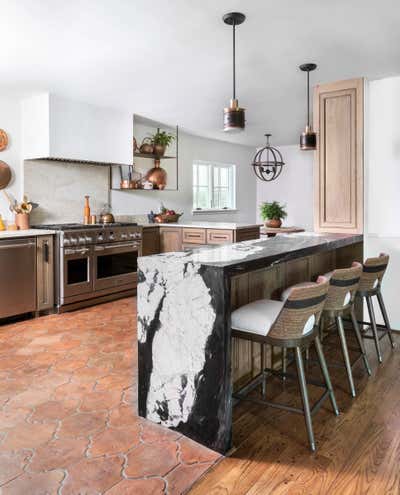  Eclectic Family Home Kitchen. Durrette Project by Nest Design Group.
