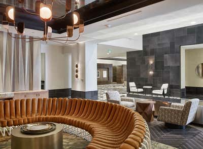  Modern Contemporary Apartment Lobby and Reception. Arabella Lobby by 212box LLC.
