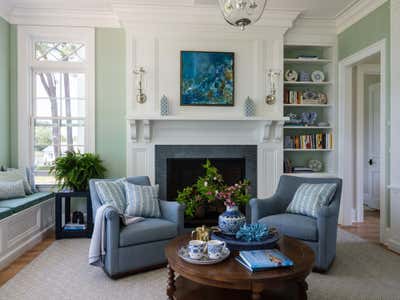 Traditional Family Home Living Room. Waterfront Retreat by Marika Meyer Interiors.