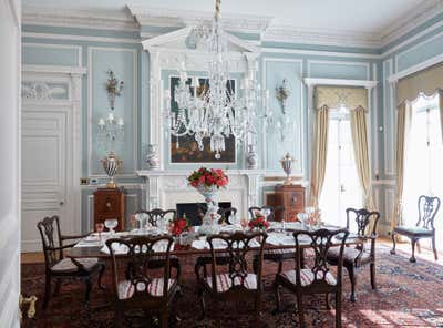  Traditional Family Home Dining Room. Armstrong-Kessler Mansion by Charles H Chewning Interiors.