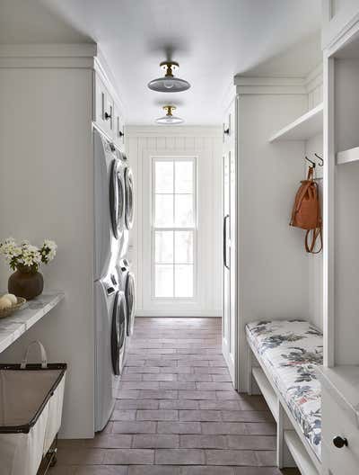  Country Family Home Storage Room and Closet. French Country Remodel by reDesign home C H I C A G O.